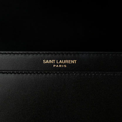 Saint Laurent Box Calfskin Voltaire Top Handle Crossbody Bag Black 6 of 12