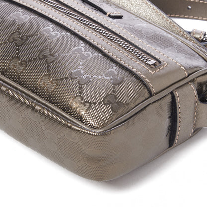 Gucci Imprime Monogram Small Shoulder Bag Silver 4 of 9