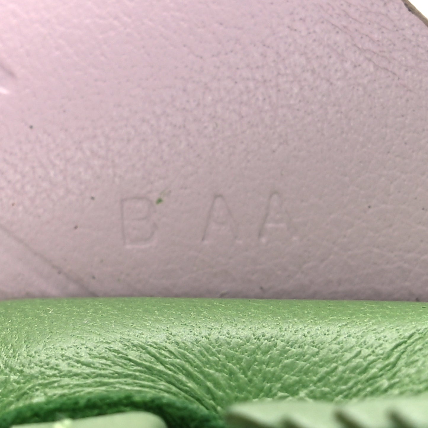 Milo Lambskin Grigri Rodeo Pegase Horse Bag Charm PM Vert Yucca Vert Criquet Mauve Pale