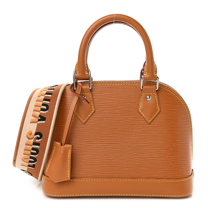 Louis Vuitton Epi Jacquard Alma BB Honey Gold 1 of 10