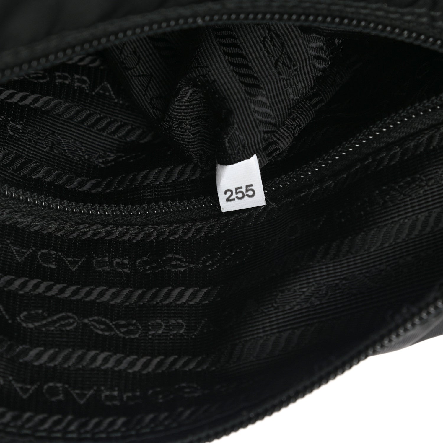 Prada Re-Nylon Vela Saffiano Pocket Single Buckle Messenger Shoulder Bag Black 8 of 11