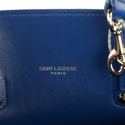 Saint Laurent Grained Calfskin Nano Sac De Jour Royal Blue 6 of 7