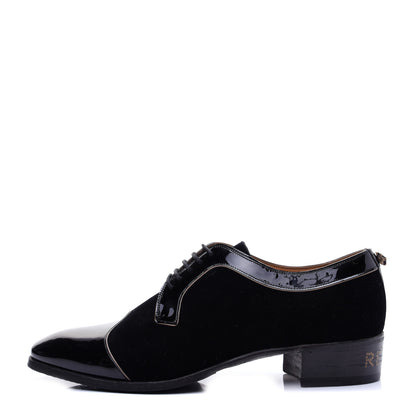 Gucci Velvet Mens Réveille L'Amour Loafers 8 Black 1 of 15