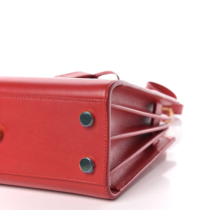 Saint Laurent Calfskin Nano Sac De Jour Lipstick Red 6 of 11