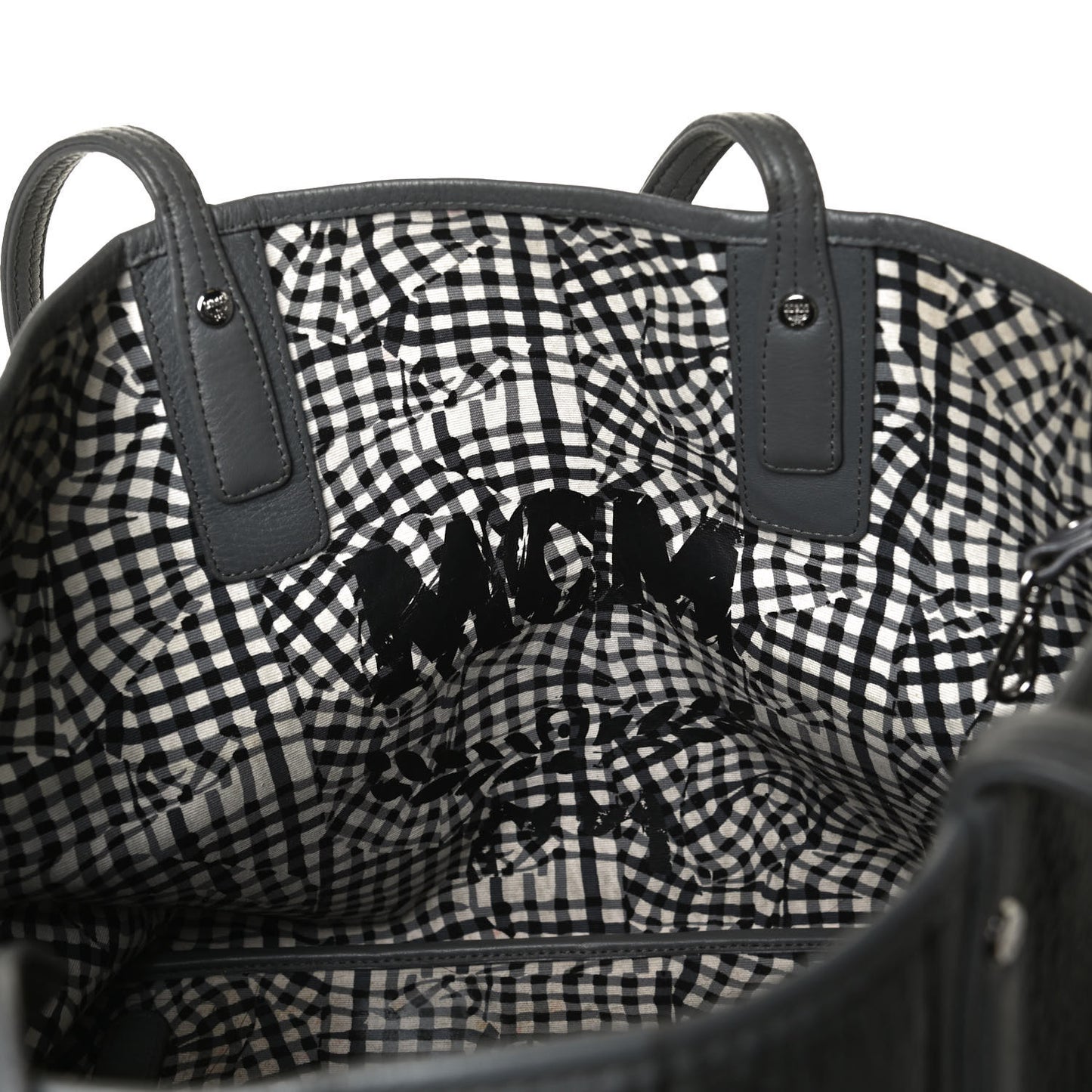 Visetos Medium Liz Reversible Shopper Tote Phantom Grey