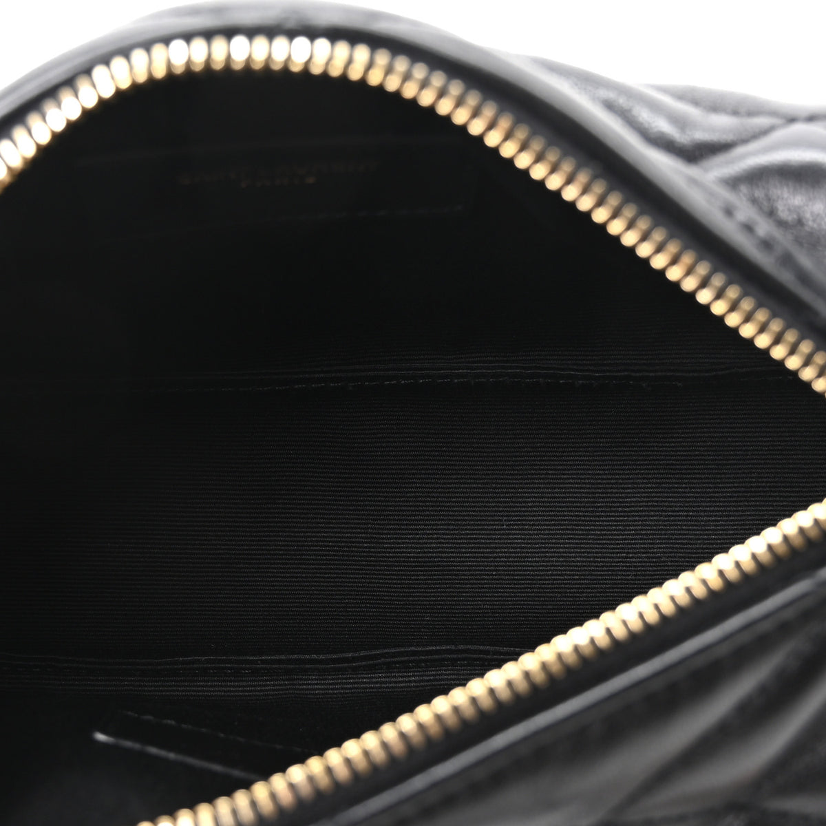 Lambskin Monogram Mini Sade Tube Bag Black