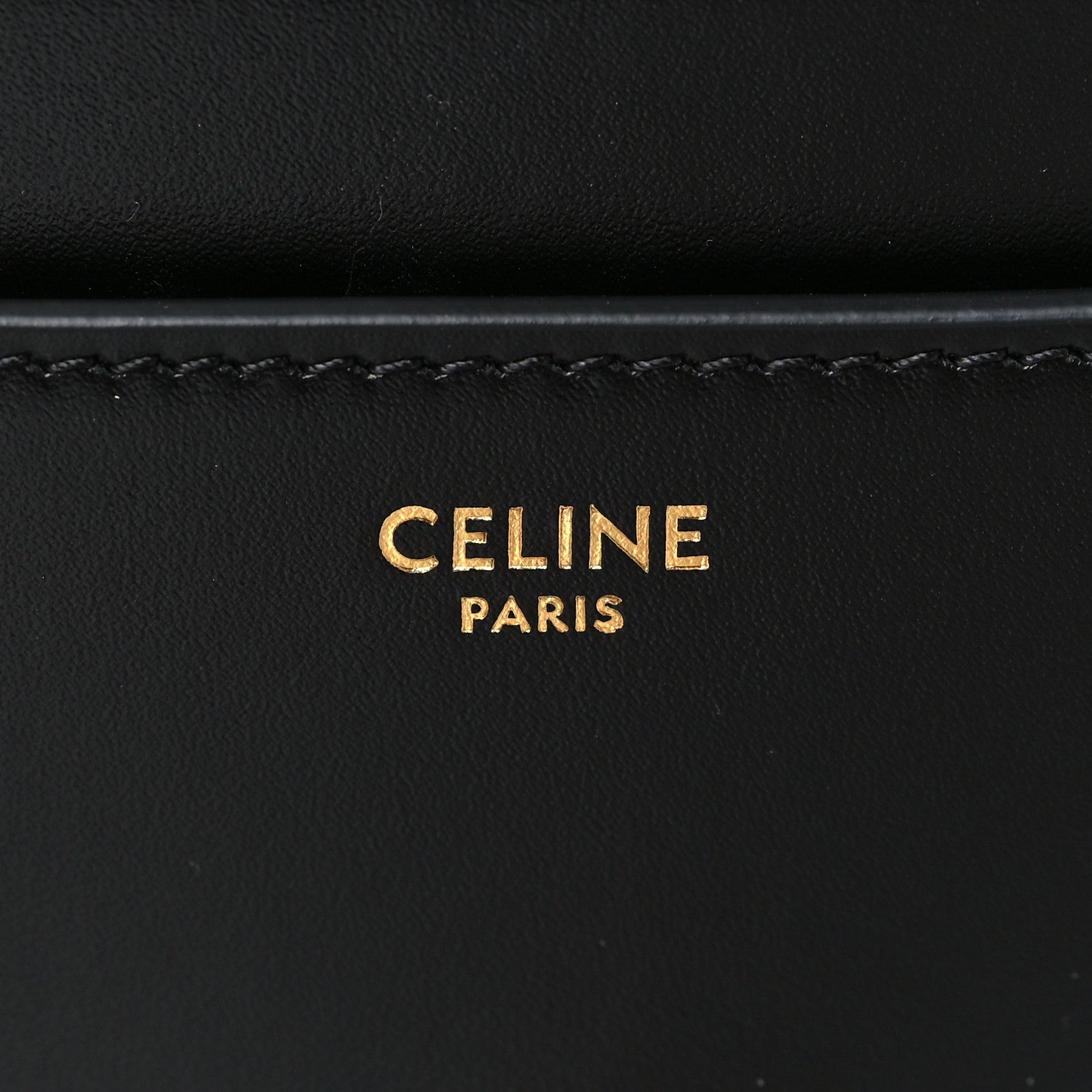 Celine Satinated Calfskin Mini 16 Top Handle Bag Black 6 of 10