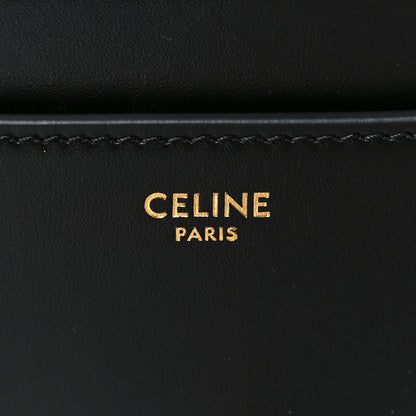Celine Satinated Calfskin Mini 16 Top Handle Bag Black 6 of 10