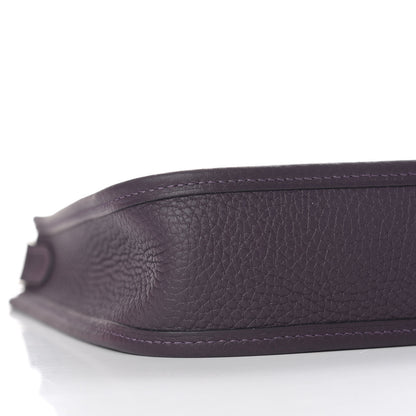 Hermes Taurillon Clemence Evelyne TPM Raisin 5 of 10