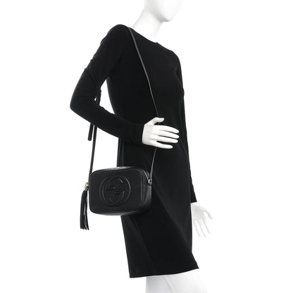 Gucci Pebbled Calfskin Small Soho Disco Bag Black 2 of 7