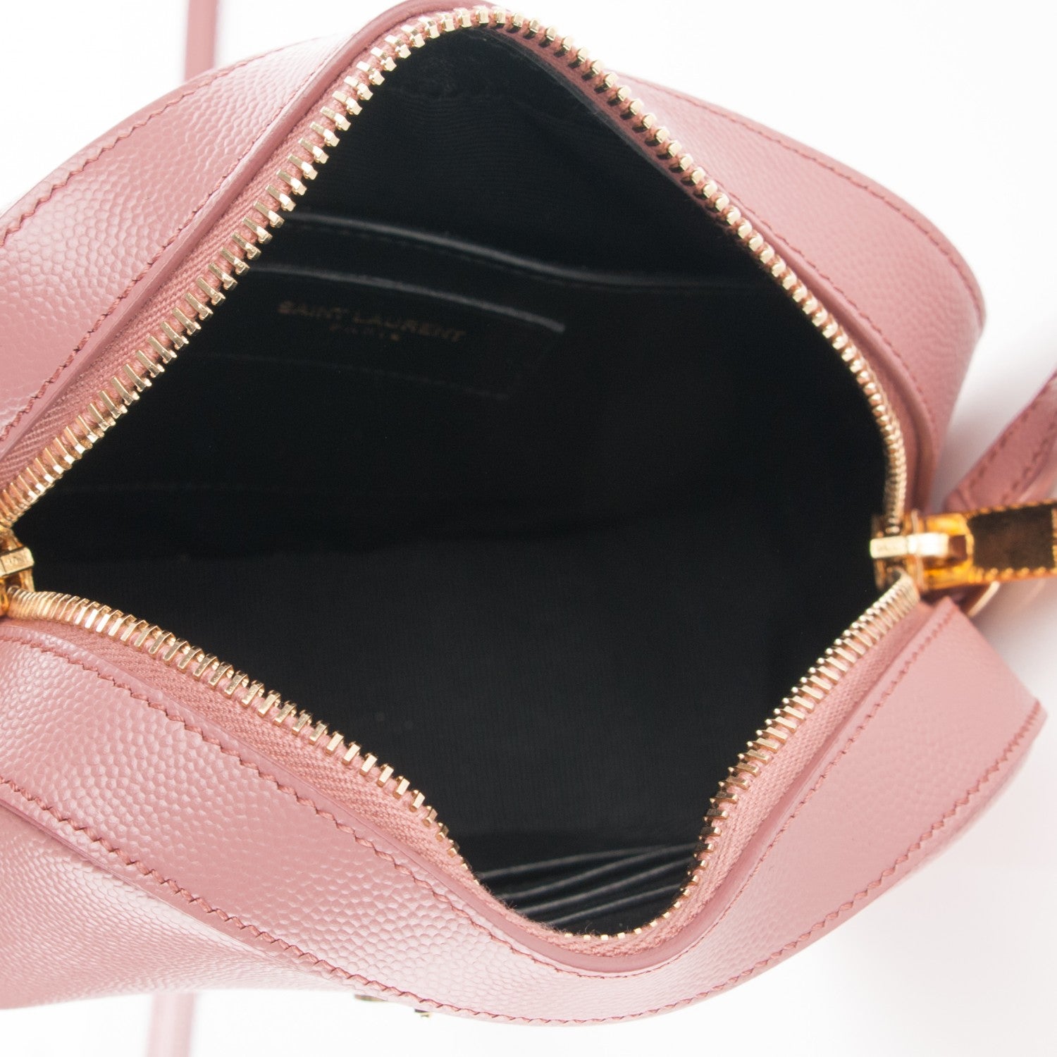 Saint Laurent Grain De Poudre Small Classic Monogram Camera Bag Old Rose 5 of 6