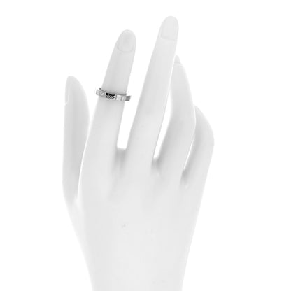 Cartier 18K White Gold Lanieres Ring 47 4 2 of 5