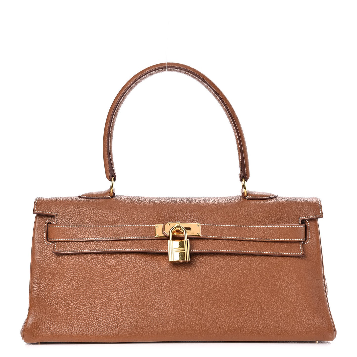 Taurillon Clemence Shoulder Kelly 40 Gold