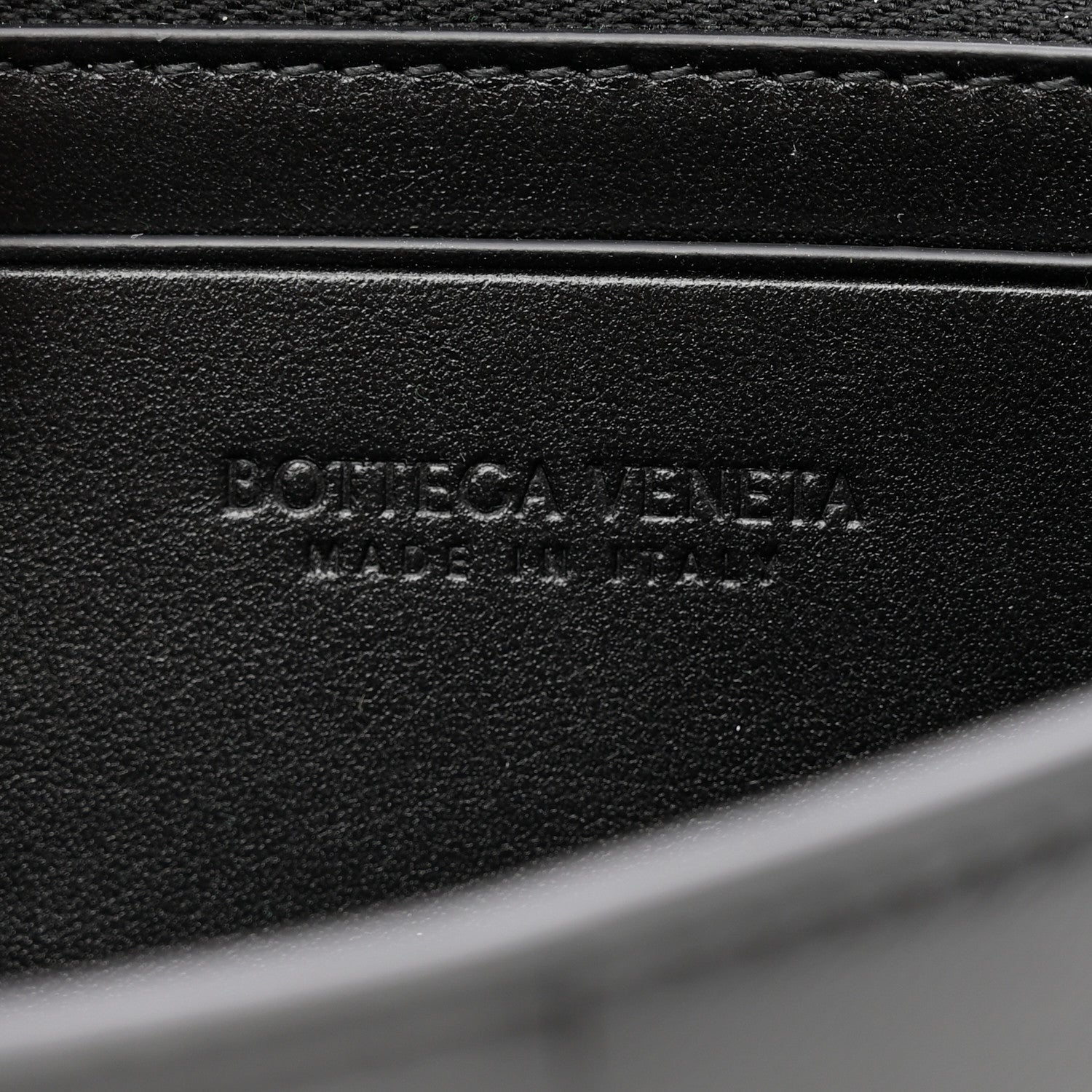 Bottega Veneta Lambskin Maxi Intrecciato Padded Large Flap Wallet Black 6 of 7