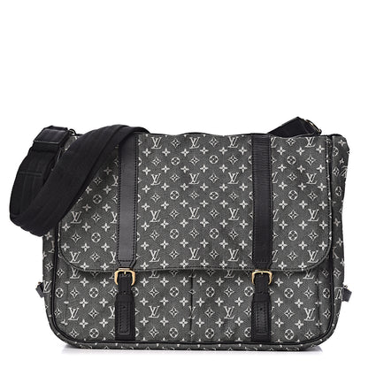 Louis Vuitton Mini Lin Sac a Langer Diaper Bag Black 1 of 11