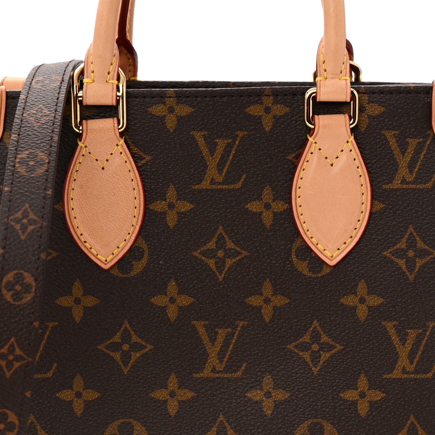 Louis Vuitton Monogram Sac Plat BB 7 of 9