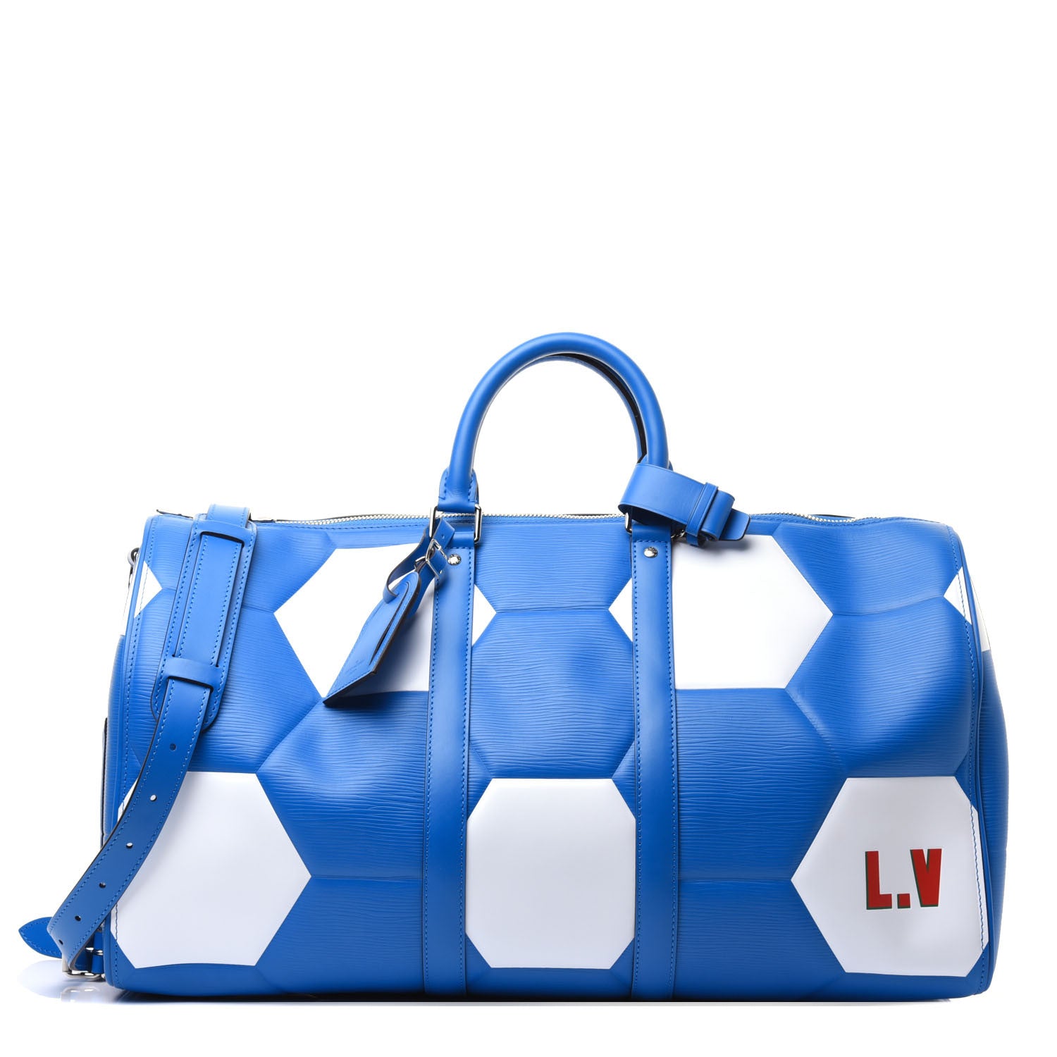 Louis Vuitton Epi World Cup Keepall 50 Blue 1 of 18