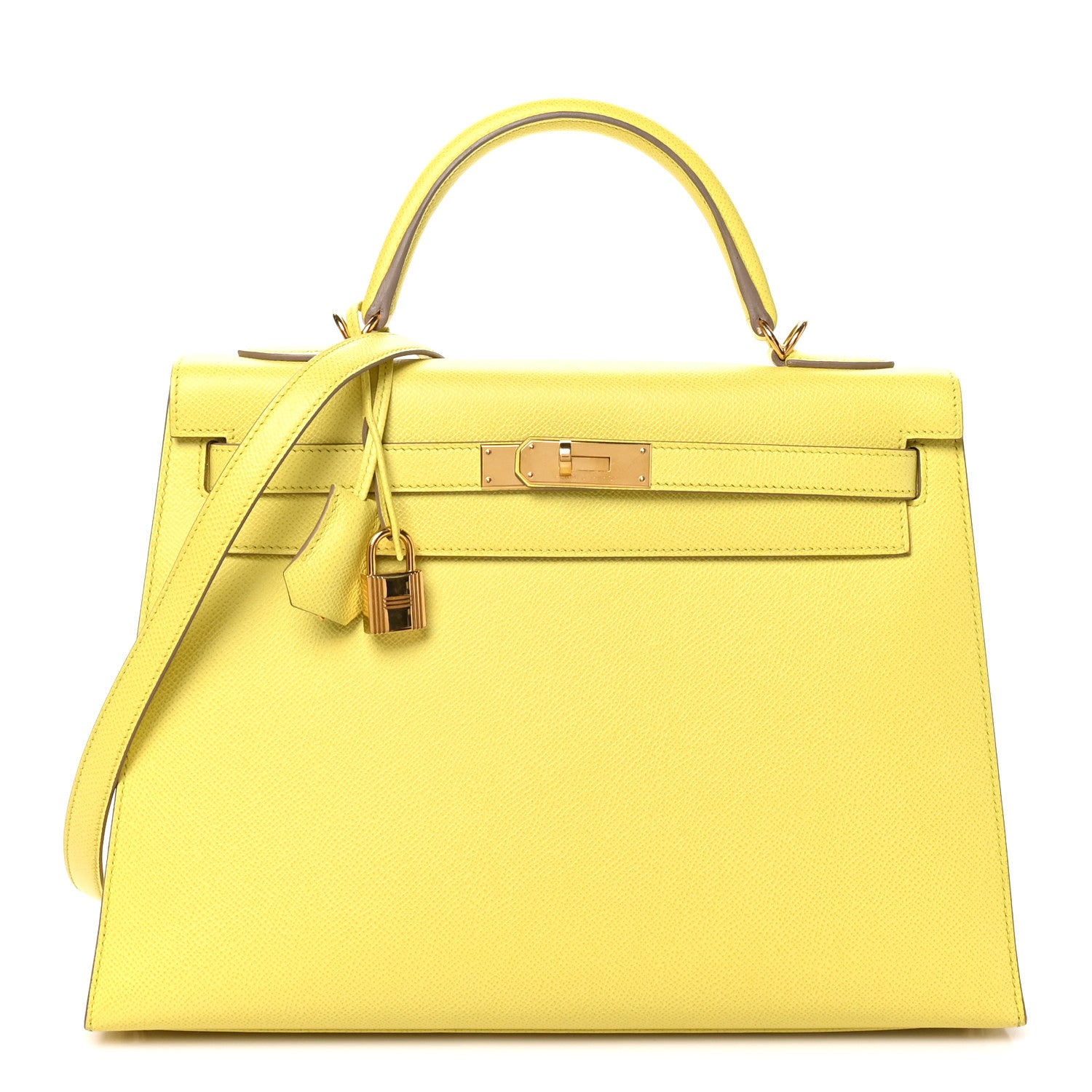 Hermes Epsom Kelly Sellier 32 Soufre 1 of 10