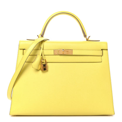 Hermes Epsom Kelly Sellier 32 Soufre 1 of 10