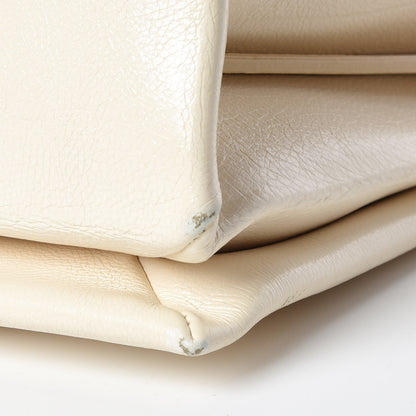 Celine Calfskin Blade Flap White 16 of 17