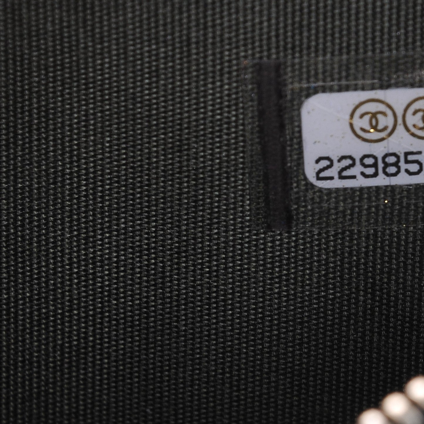 Caviar Quilted Small Boy Clutch With Chain Black