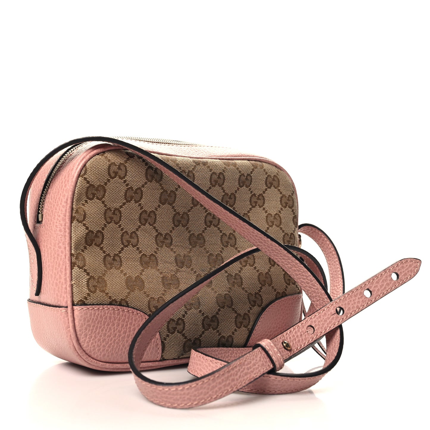 Monogram Mini Bree Messenger Bag Beige Soft Pink