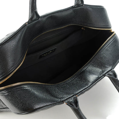 Chanel Caviar Quilted Large Bowler Black 5 of 12