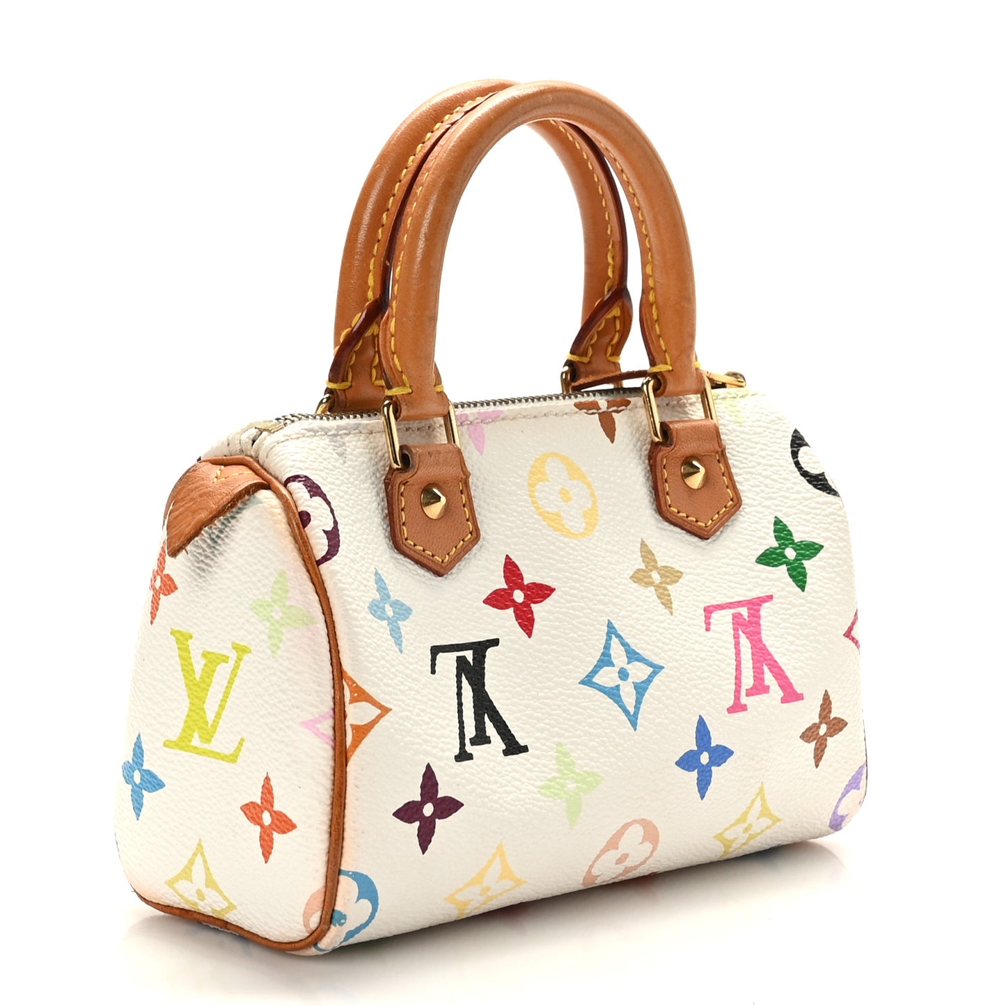 Monogram Multicolor Mini Sac HL Speedy White