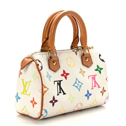 Louis Vuitton Monogram Multicolor Mini Sac HL Speedy White 3 of 7