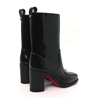 Christian Louboutin Recycled PVC Calfskin Loubirain 70 Boots 37 Black 5 of 8