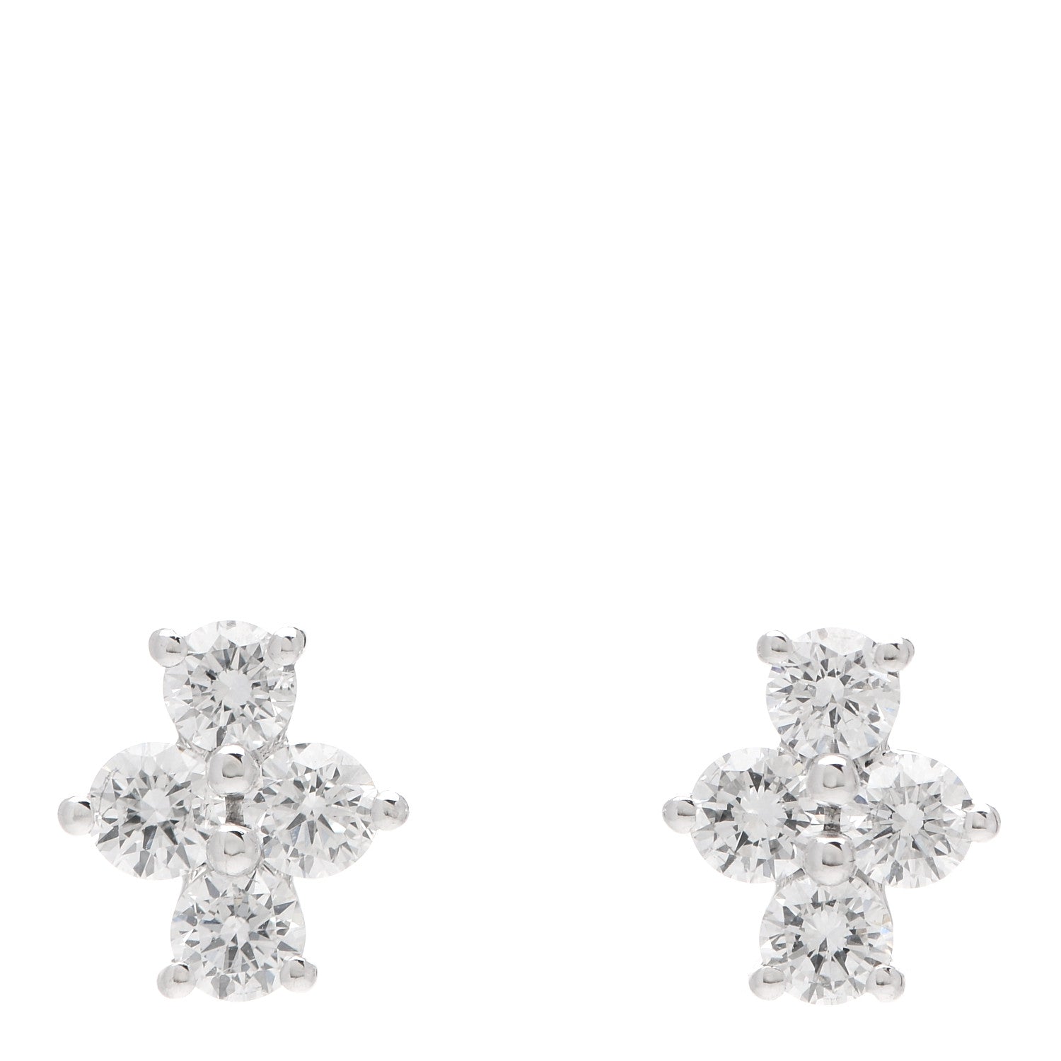Anita Ko 18K White Gold Diamond Vivi Stud Earrings 1 of 5