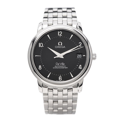 Omega Stainless Steel 35mm De Ville Chronometer Automatic Watch Black 4500.50 1 of 6