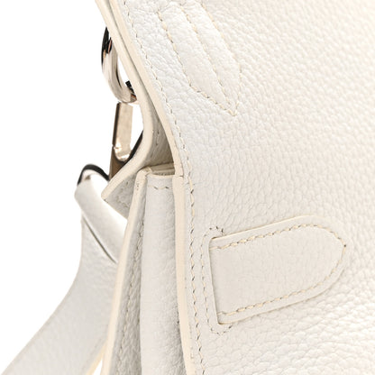 Hermes Taurillon Clemence Jypsiere 31 White 18 of 24