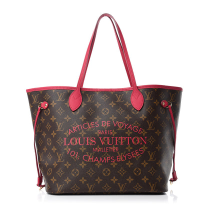Louis Vuitton Monogram Articles de Voyage Ikat Neverfull MM Rose Indien 1 of 10