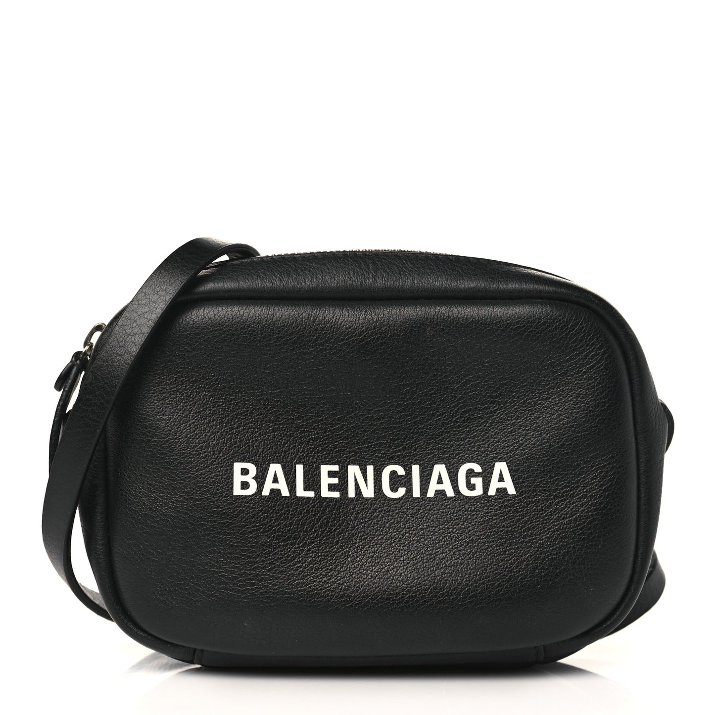 Calfskin Logo XS Everyday Camera Bag Black