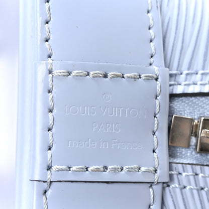Louis Vuitton Epi Jacquard Alma BB Bleu Nuage 6 of 9