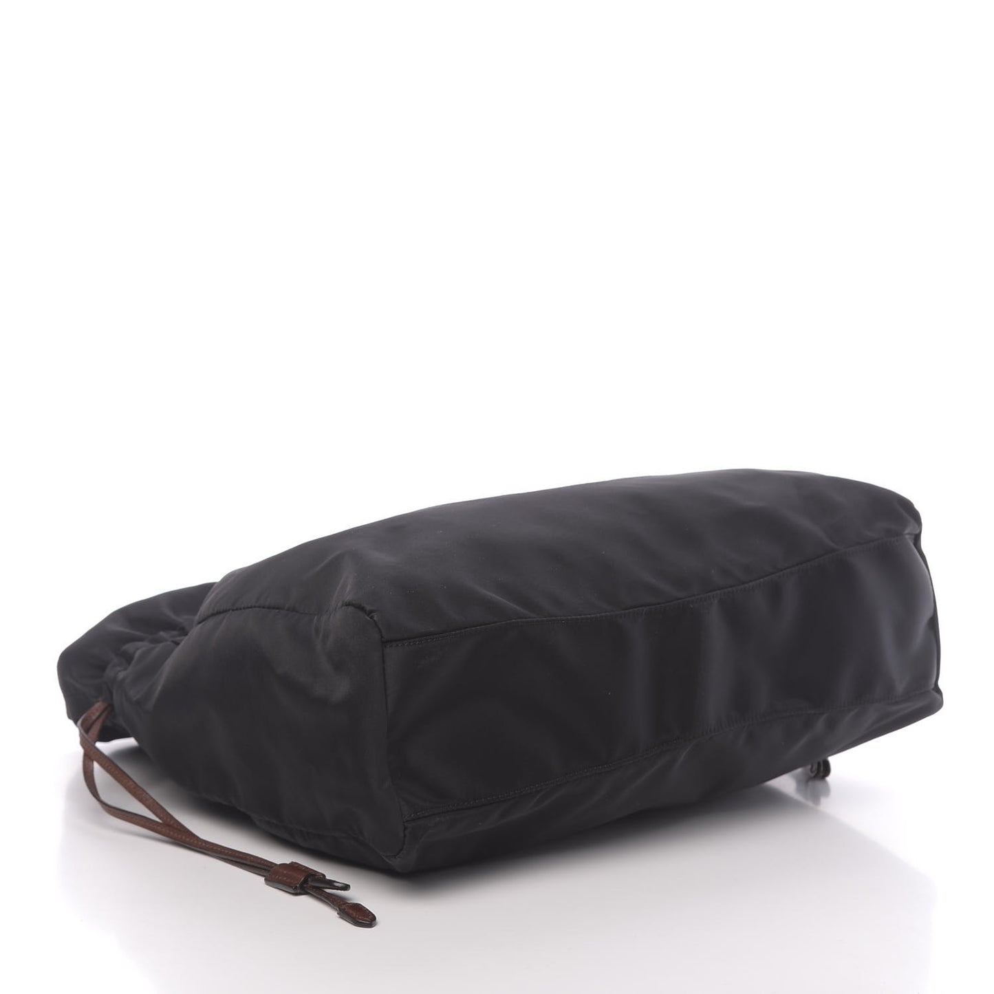 Tessuto Nylon Jacquard Logo Tote Black