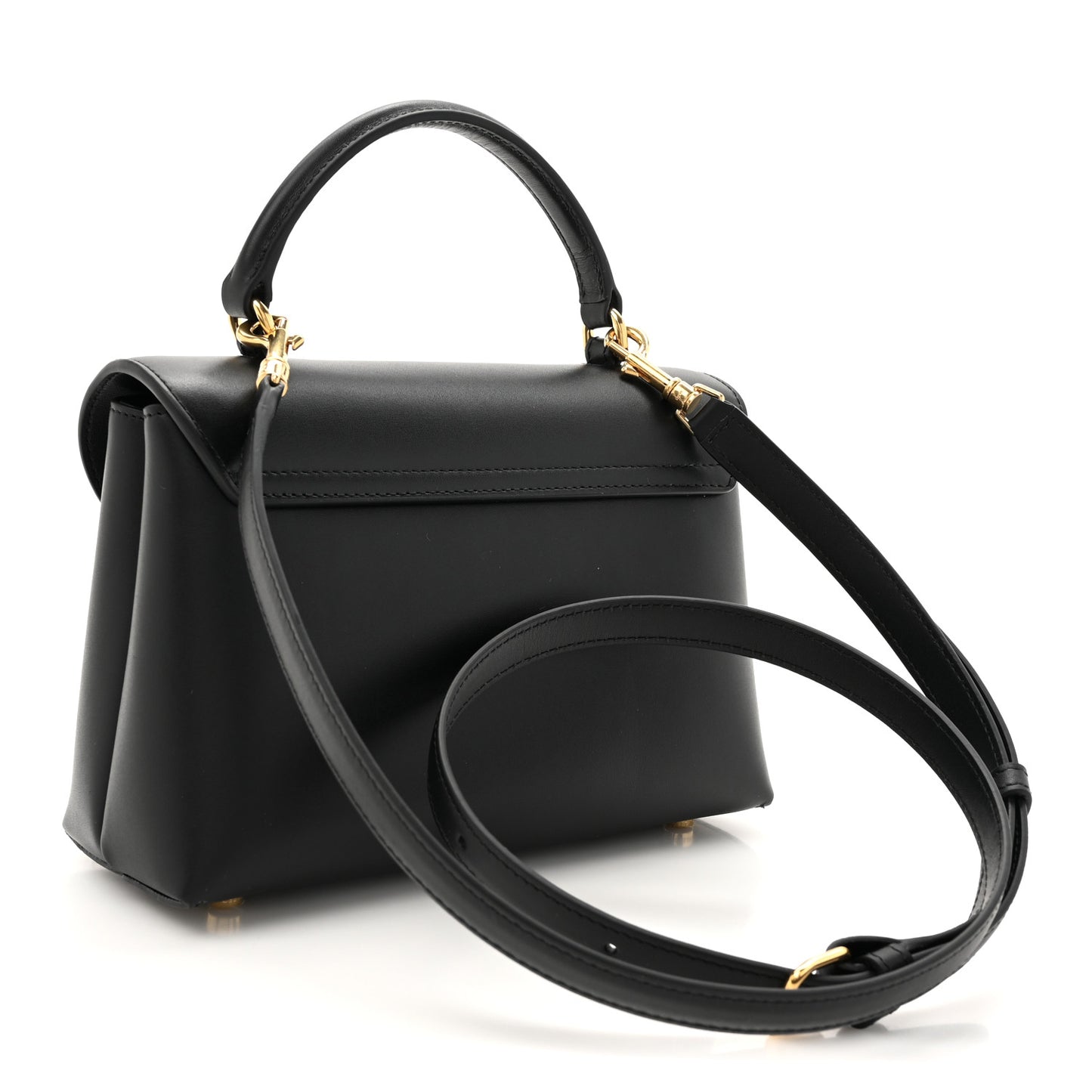 Smooth Satinated Calfskin Teen Nino Black