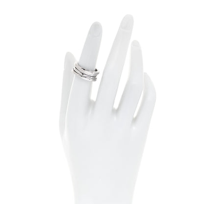 Bulgari 18K White Gold B.Zero1 Two-Band Ring 52 6 4 of 10