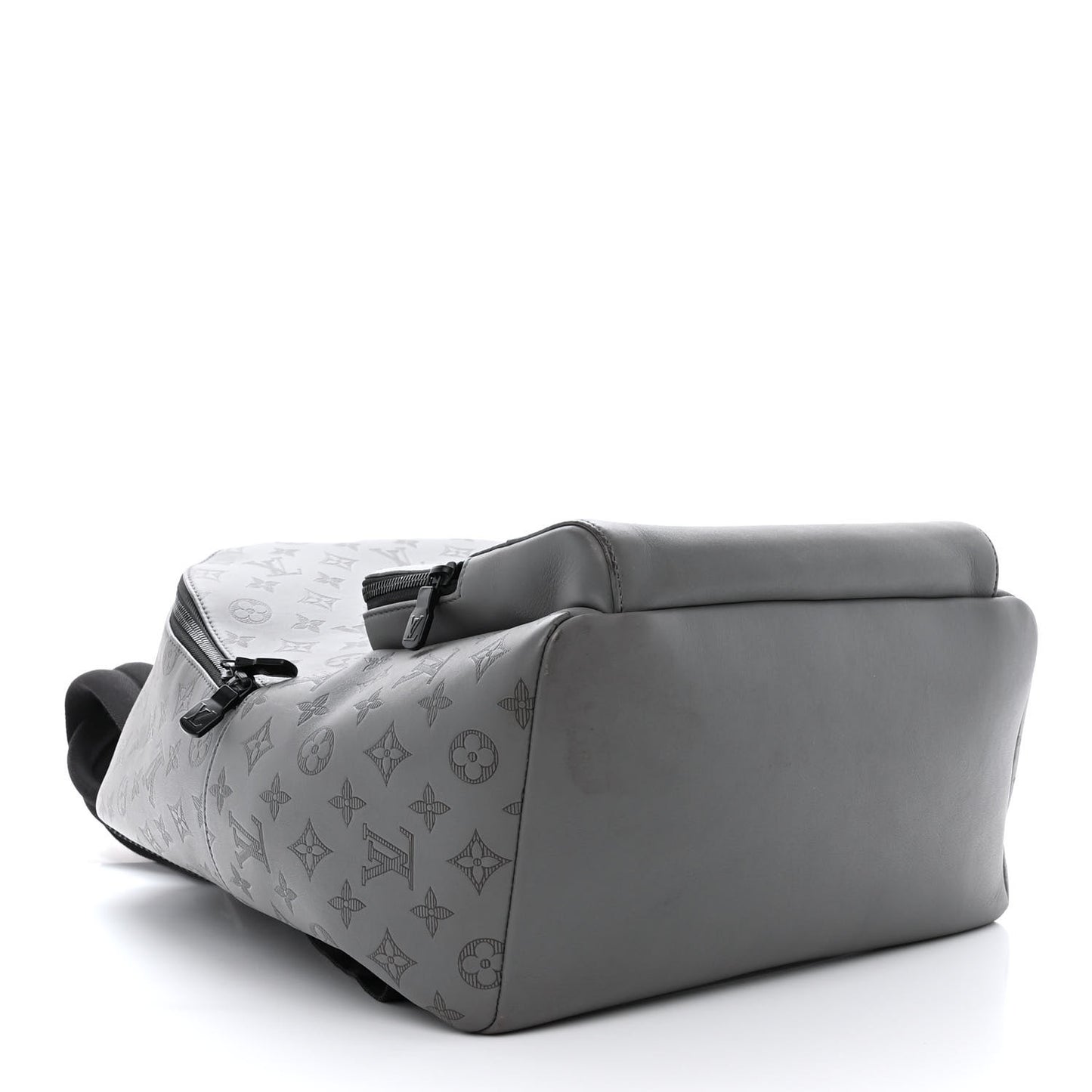 Calfskin Monogram Racer Backpack Grey