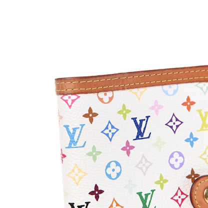 Louis Vuitton Monogram Multicolor Small Ring Agenda Cover White 7 of 8