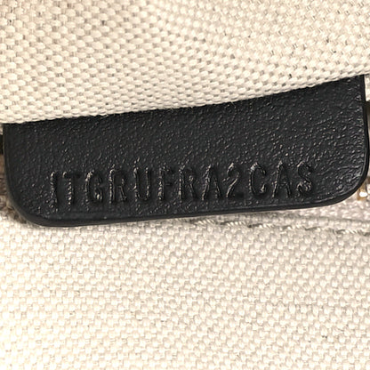 Burberry Canvas Smooth Calfskin Medium Two Tone Freya Tote Black 7 of 10