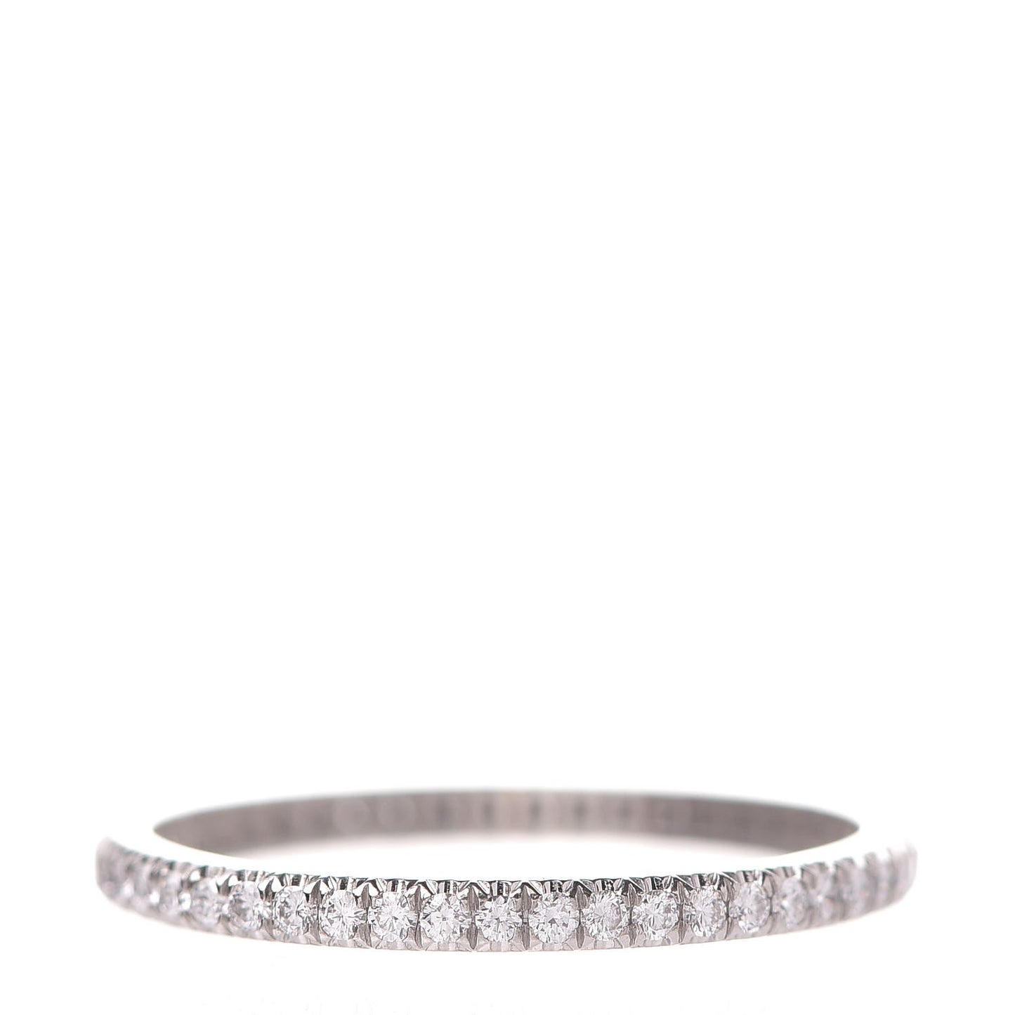 Platinum Diamond .34ctw Soleste Eternity Band Ring 62 10