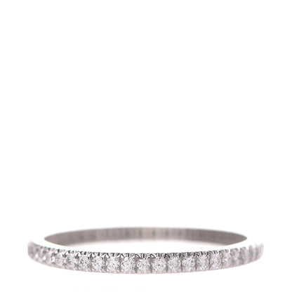 Tiffany Platinum Diamond .34ctw Soleste Eternity Band Ring 62 10 3 of 5