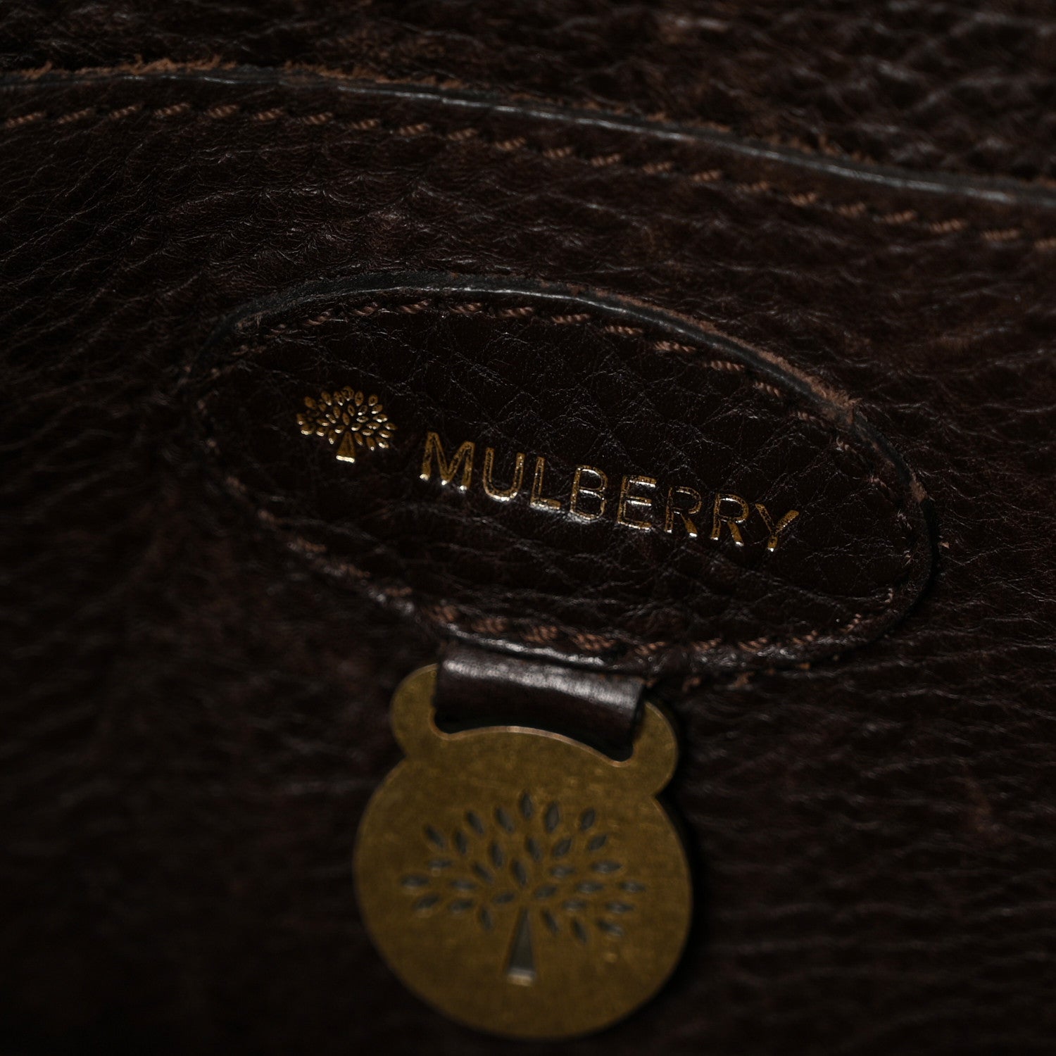 Mulberry Natural Leather Bayswater Chocolate 6 of 10