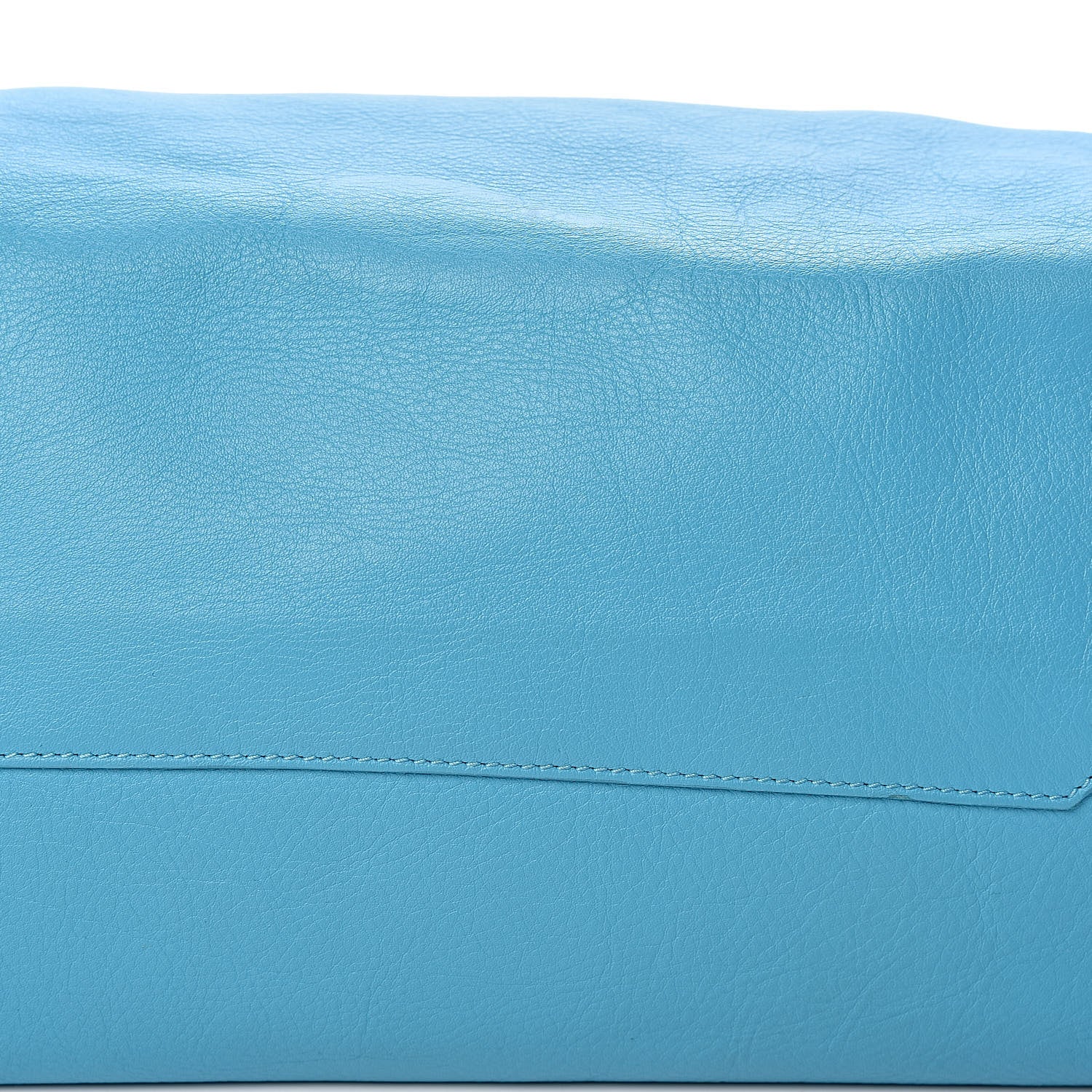 Balenciaga Supple Calfskin Papier A4 Tote Bleu Caraibes 14 of 21