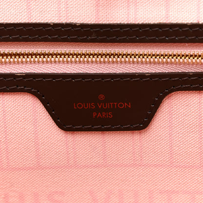 Louis Vuitton Damier Ebene Neo Neverfull MM Rose Ballerine 7 of 23