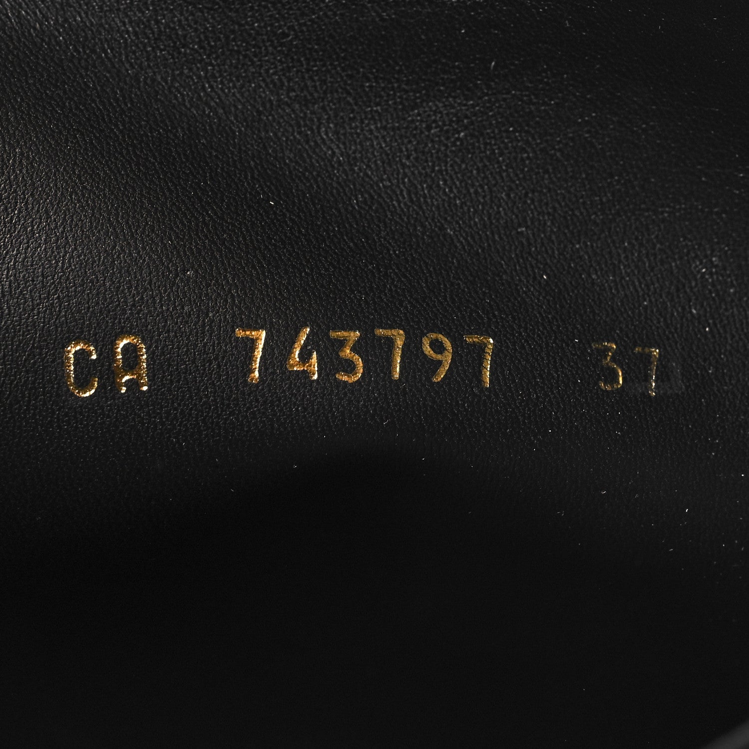 Saint Laurent Grained Calfskin Diane 100 Boots 37 Black 6 of 8