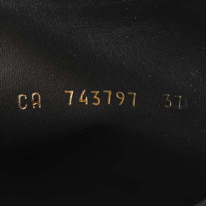 Saint Laurent Grained Calfskin Diane 100 Boots 37 Black 6 of 8