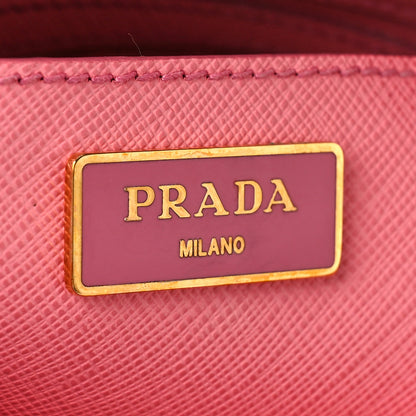 Prada Saffiano Medium Galleria Double Zip Tote Geranio 6 of 8